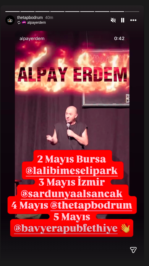 Alpay Erdem Etkinlik afişi