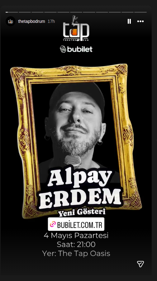 Alpay Erdem — Yeni Gösteri Etkinlik afişi