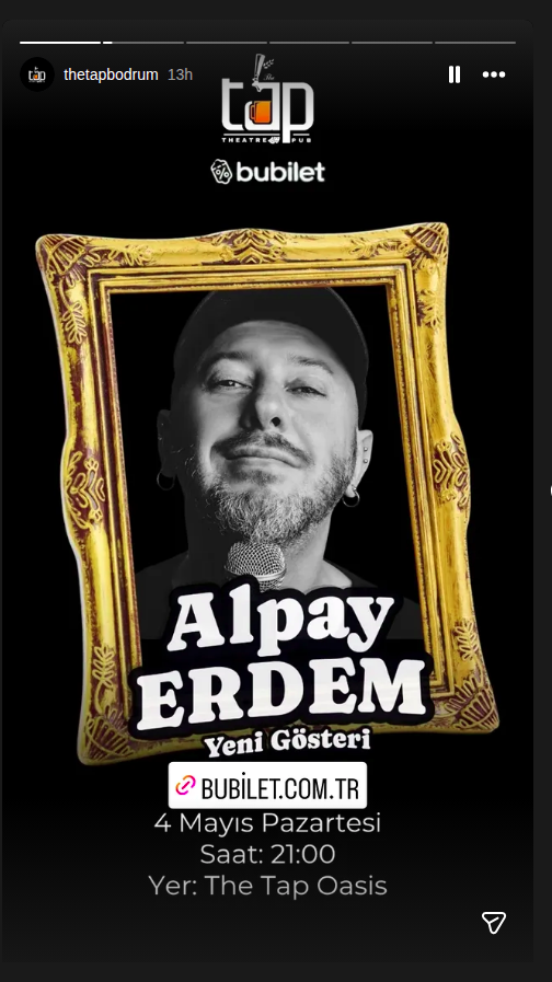Alpay Erdem — Yeni Gösteri Etkinlik afişi