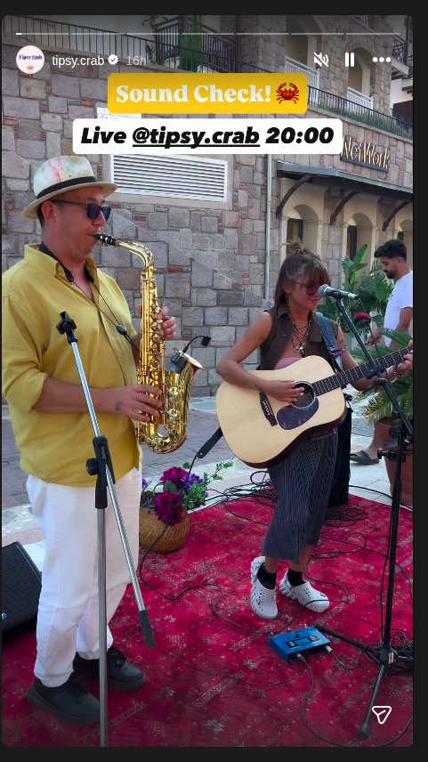 Sound Check! — Tipsy Crab Etkinlik afişi