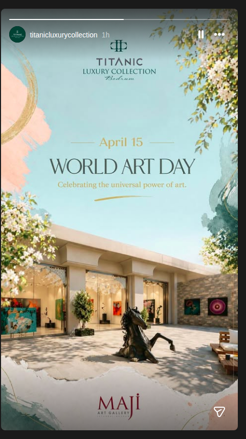 Dünya Sanat Günü Etkinlik afişi