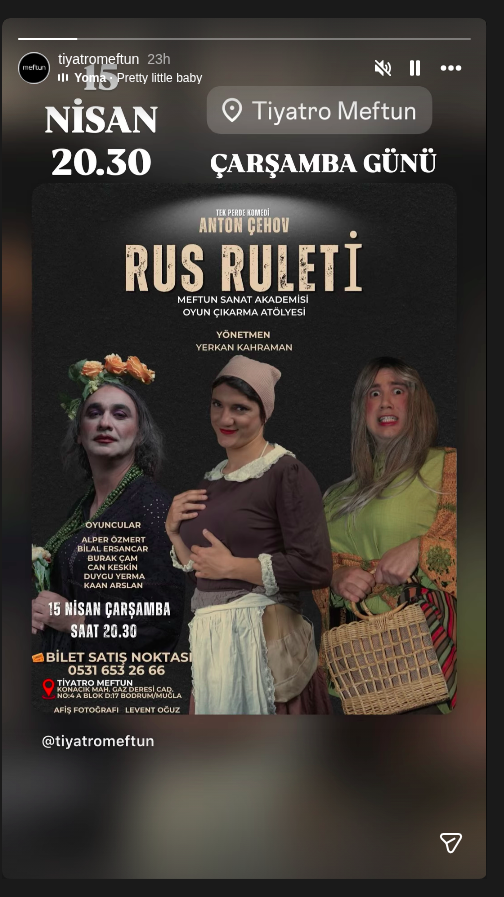 Rus Ruleti Etkinlik afişi