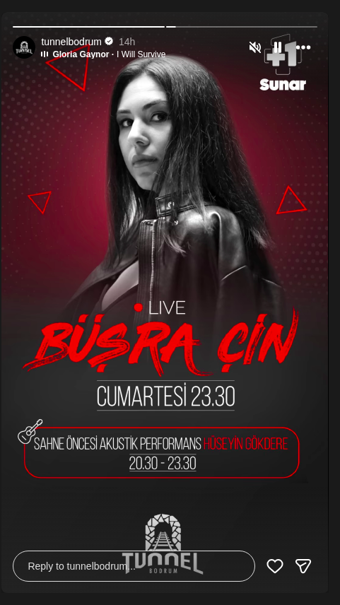 Büşra Çin - Live Music Event poster