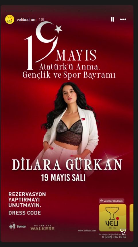 Dilara Gürkan Etkinlik afişi