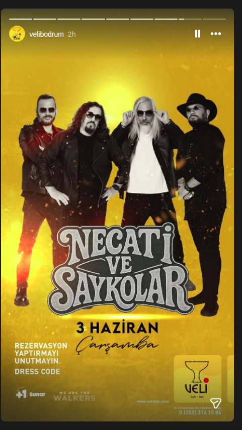 Necati ve Saykolar Etkinlik afişi
