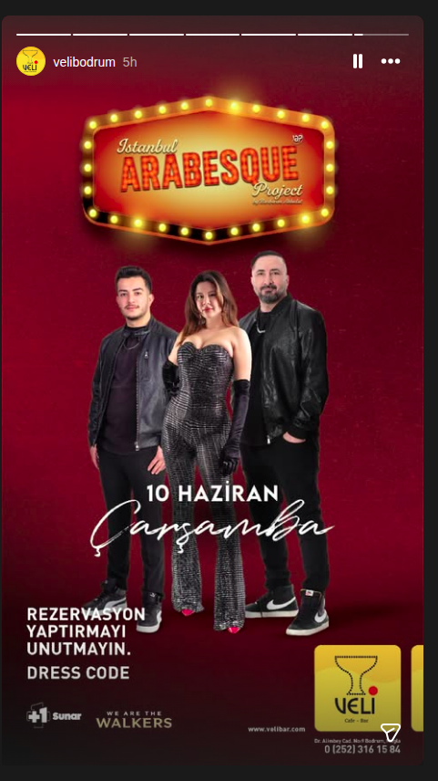 Istanbul Arabesque Project Etkinlik afişi