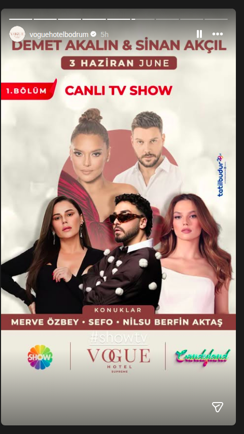 Demet Akalın & Sinan Akçıl — Canlı TV Show Etkinlik afişi