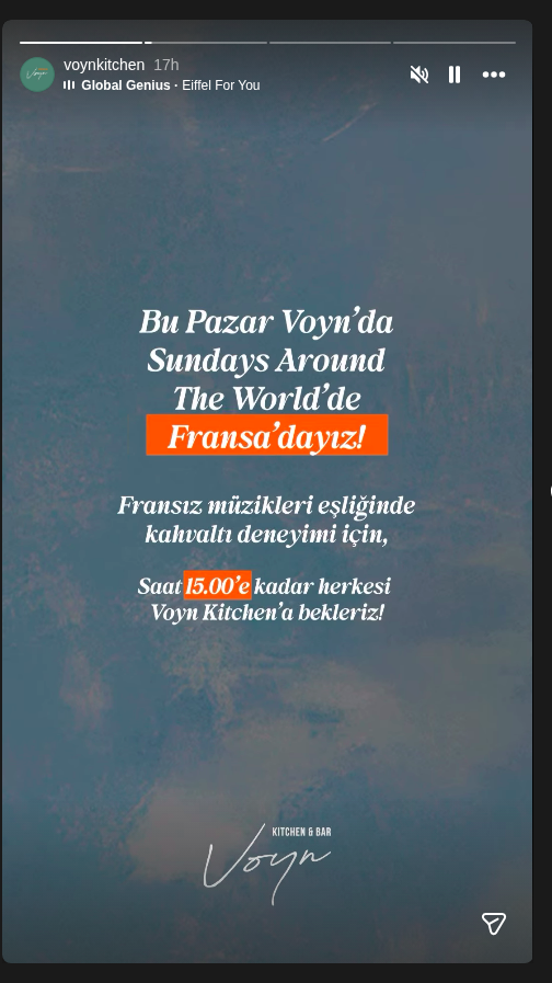 Sundays Around The World — Fransa Etkinlik afişi