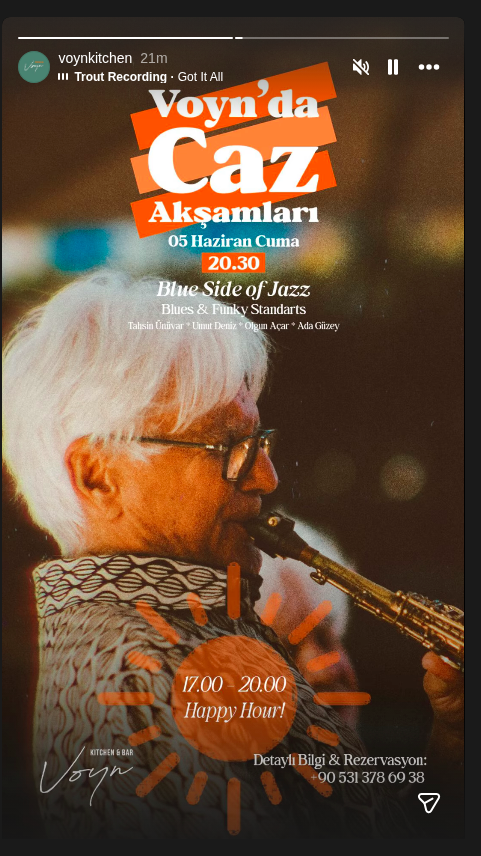 Blue Side of Jazz Etkinlik afişi