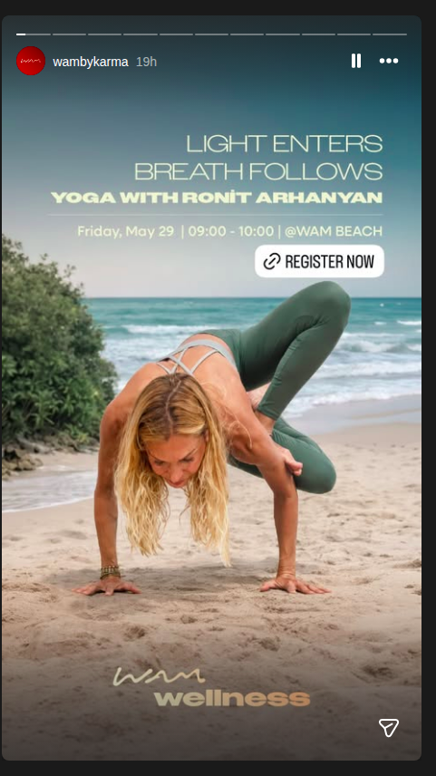 Light Enters 30 Ronit Arhanyan ile Yoga Etkinlik afişi
