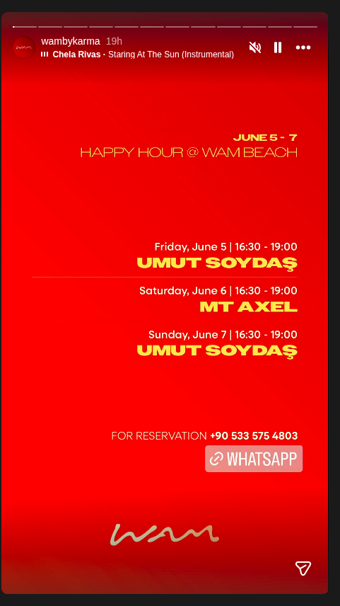 MT Axel — Happy Hour Etkinlik afişi