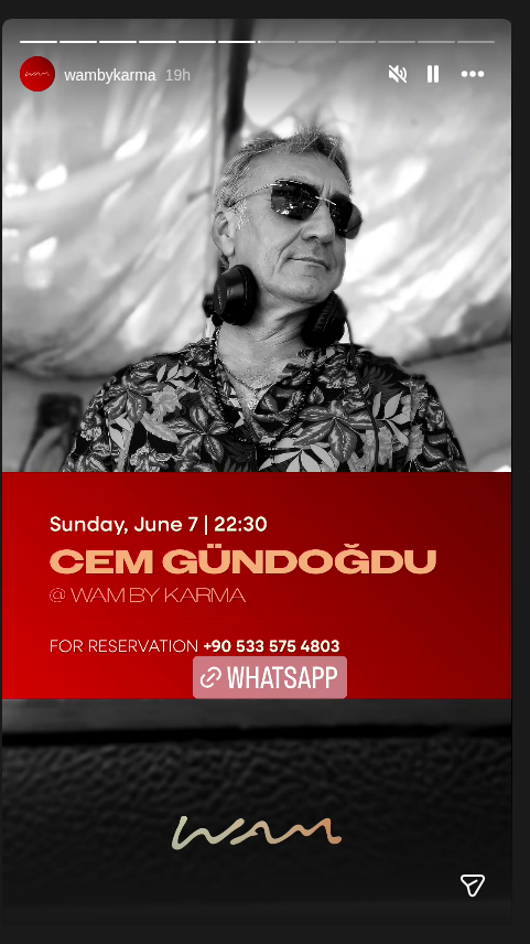 Cem Gündoğdu Etkinlik afişi