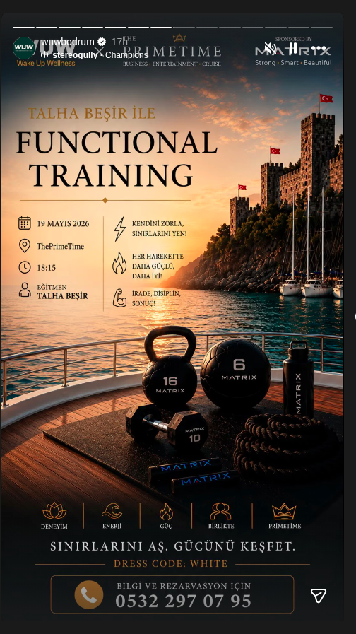Talha Beşir — Functional Training Etkinlik afişi
