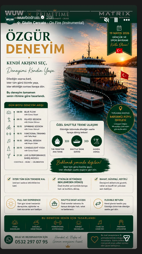 Spinning Seansı Etkinlik afişi