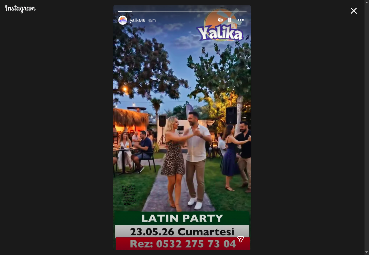 Latin Party — Yalika Etkinlik afişi