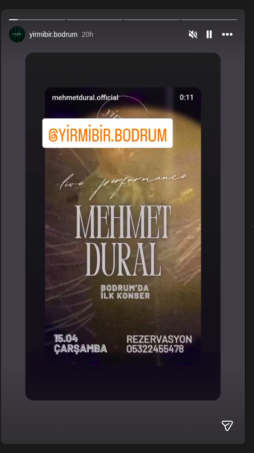 Mehmet Dural Konseri Etkinlik afişi