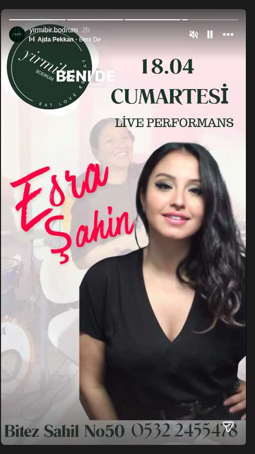 Esra Şahin — Canlı Performans Etkinlik afişi