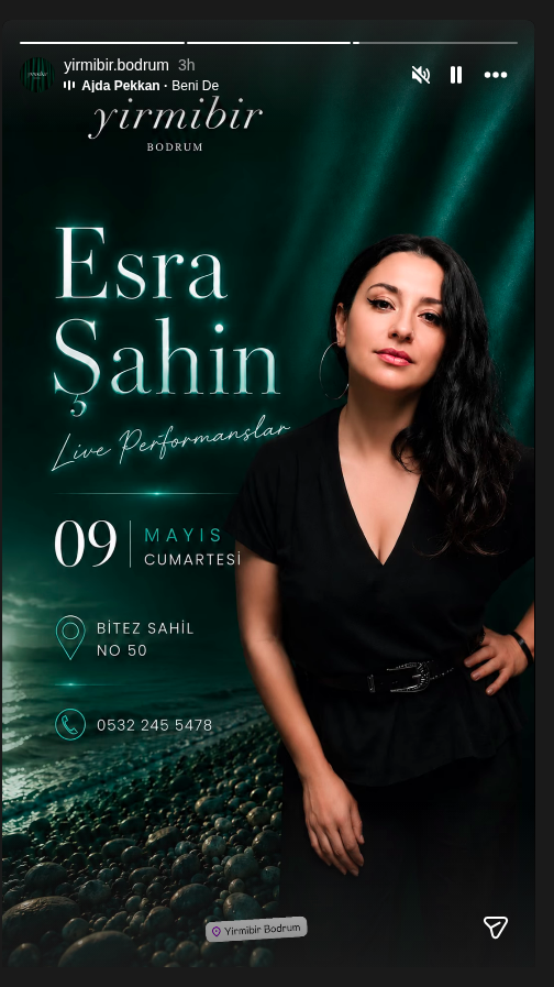 Esra Şahin - Canlı Performans Etkinlik afişi
