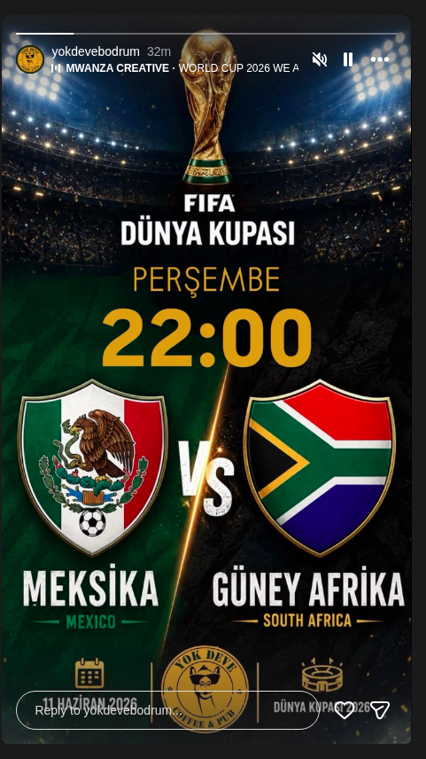 FIFA Dünya Kupası: Meksika – Güney Afrika Etkinlik afişi