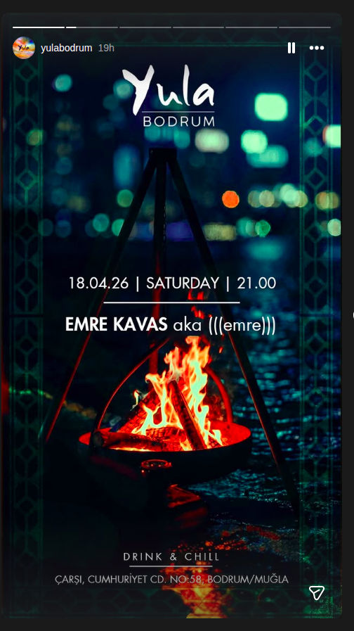 Emre Kavas — DJ Set Etkinlik afişi