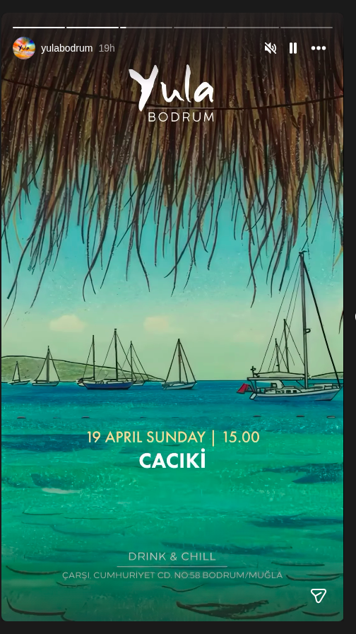 Cacıki Etkinlik afişi