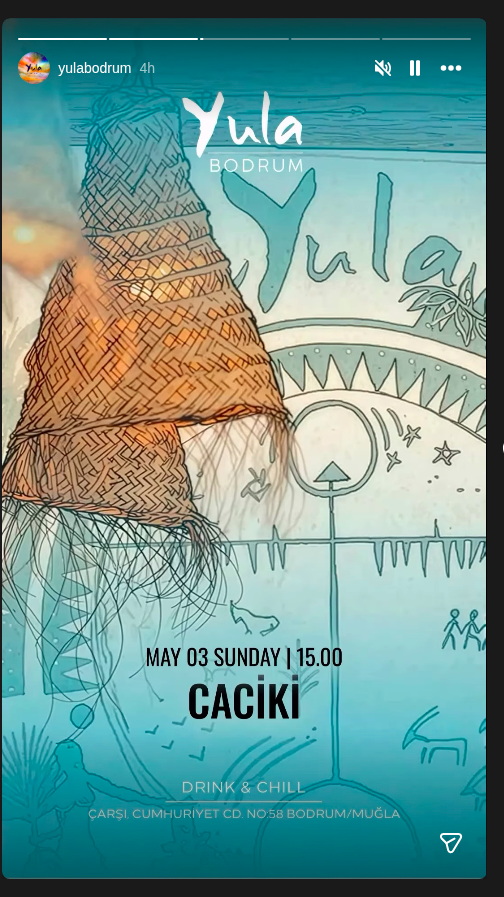 Caciki — Drink & Chill Etkinlik afişi