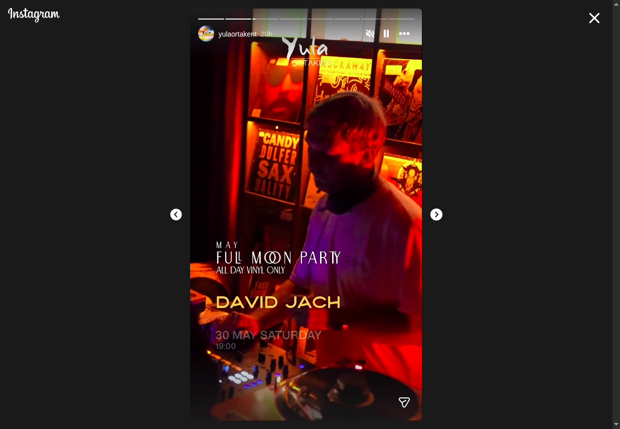 David Jach - Full Moon Party Etkinlik afişi