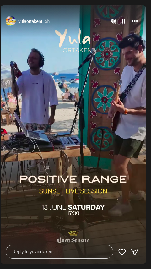 Positive Range — Sunset Live Session Etkinlik afişi