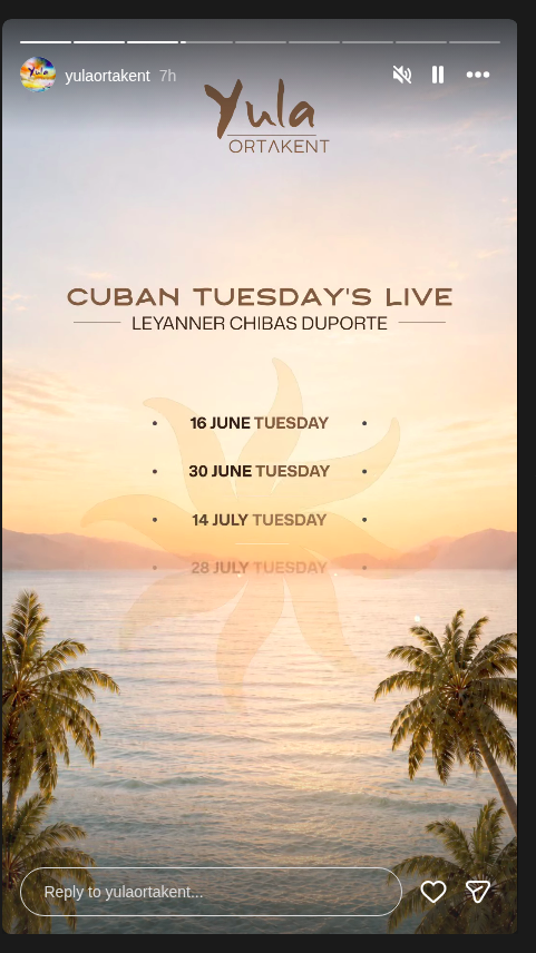 Cuban Tuesday — Leyanner Chibas Duporte Etkinlik afişi