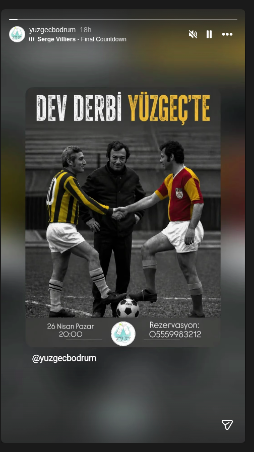 Galatasaray - Fenerbahçe (Dev Derbi) Etkinlik afişi