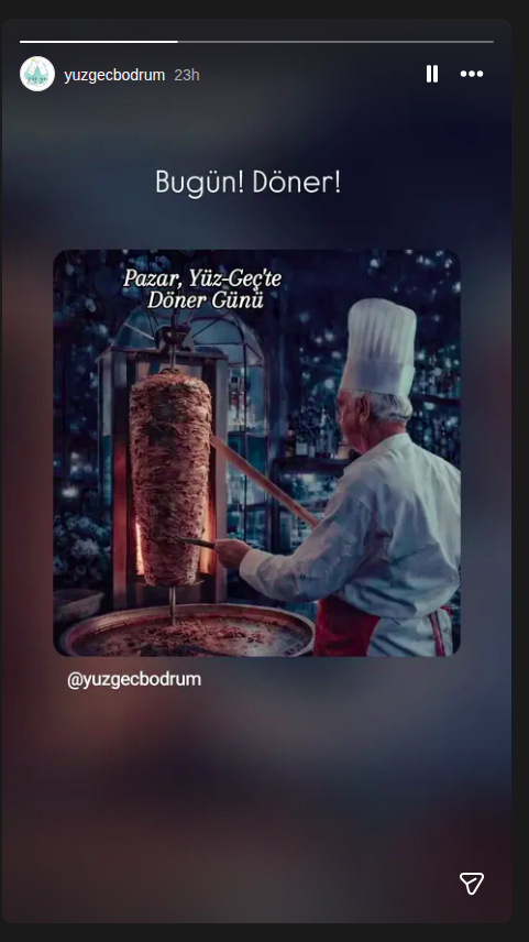 Döner Günü Etkinlik afişi