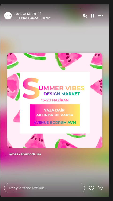 Summer Vibes Tasarım Pazarı Etkinlik afişi
