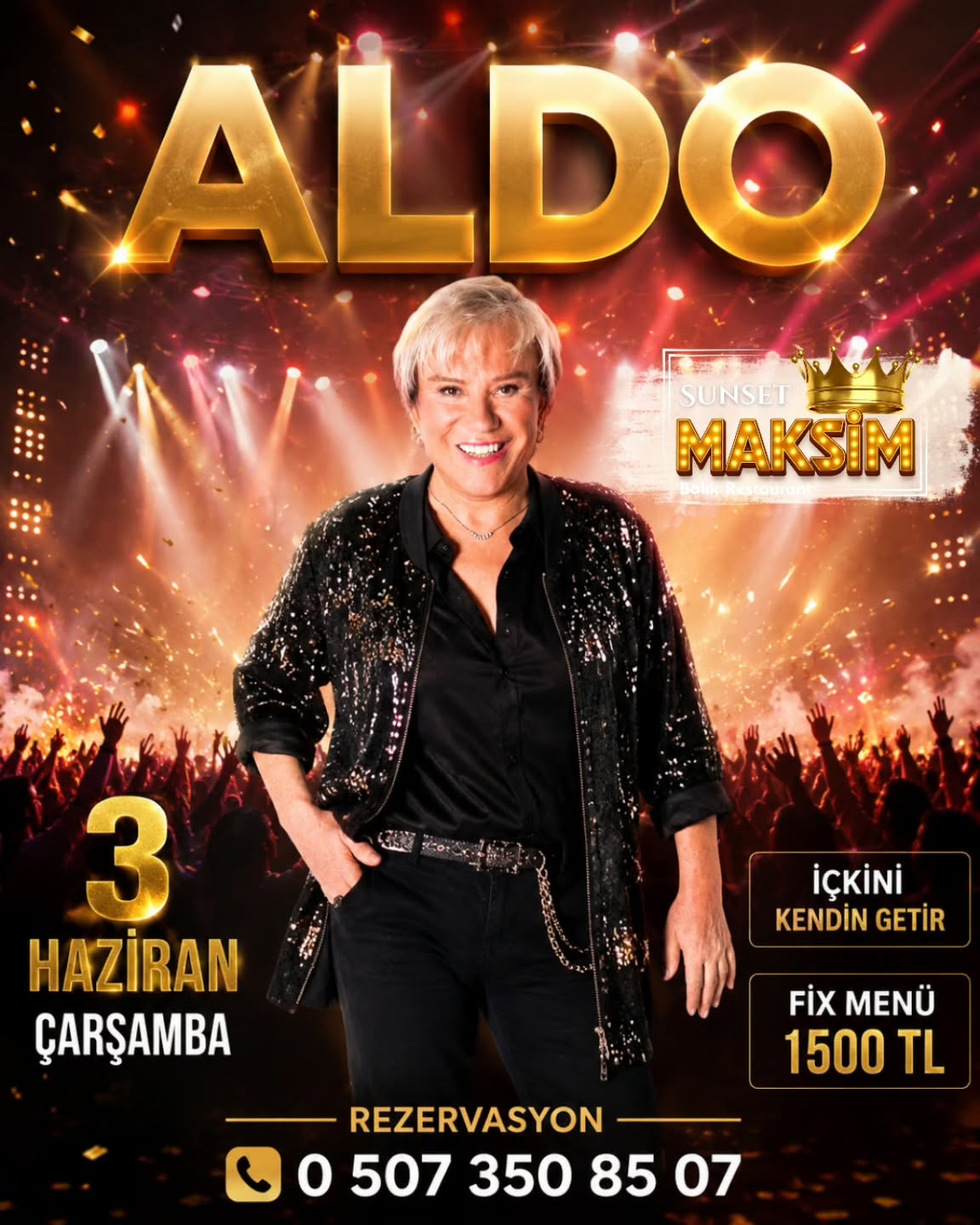 Aldo Konseri Etkinlik afişi