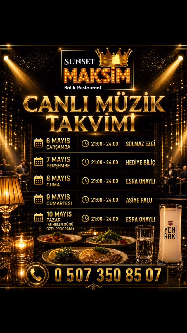 Esra Onaylı — Anneler Günü Özel Programı Etkinlik afişi