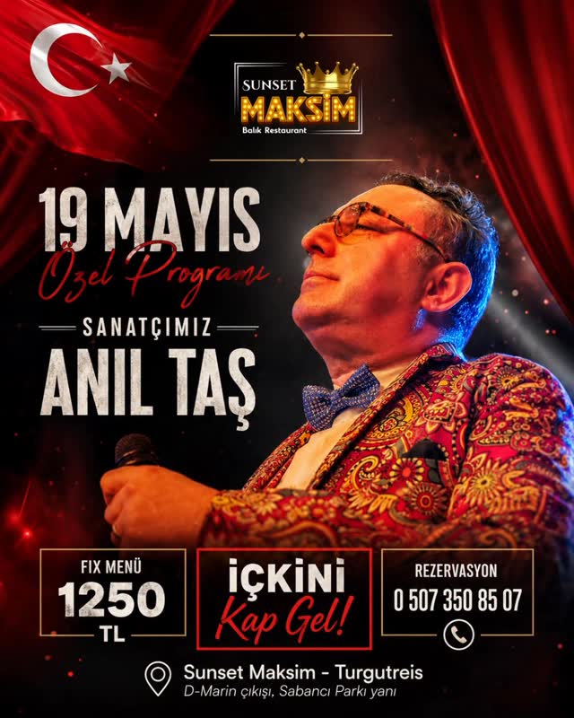 Anıl Taş Show Etkinlik afişi