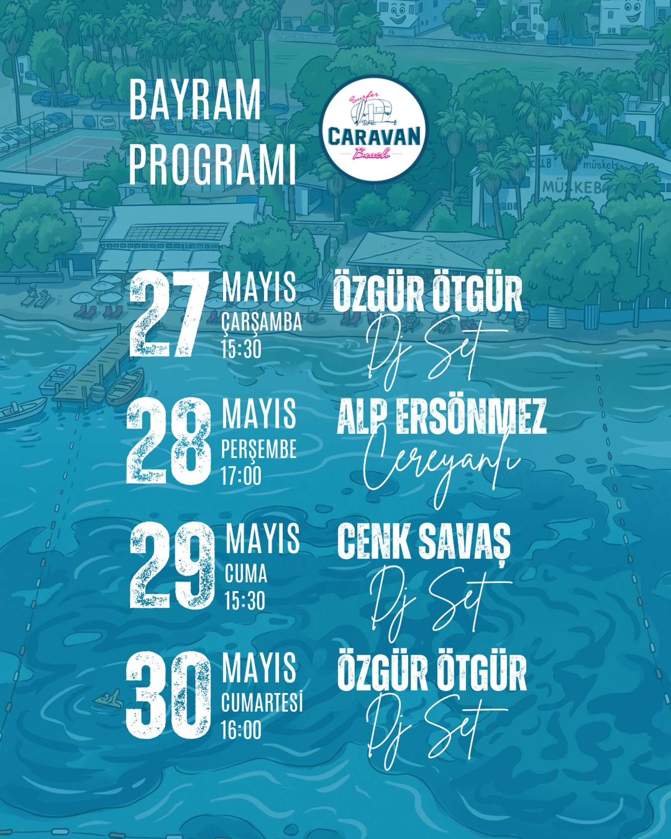Özgür Ötgür — Surfer Caravan Beach DJ Set Etkinlik afişi