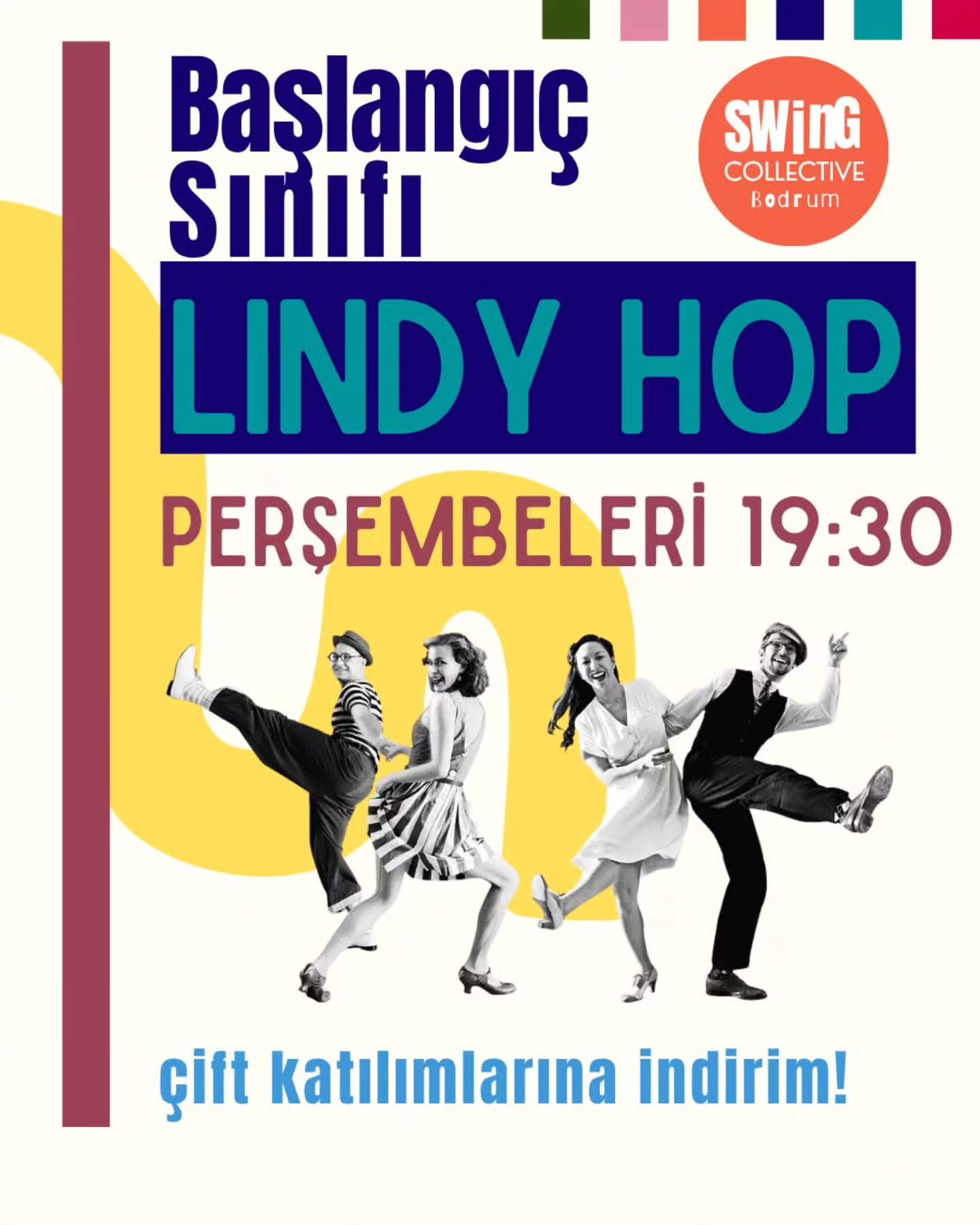 Lindy Hop — Başlangıç Sınıfı Etkinlik afişi