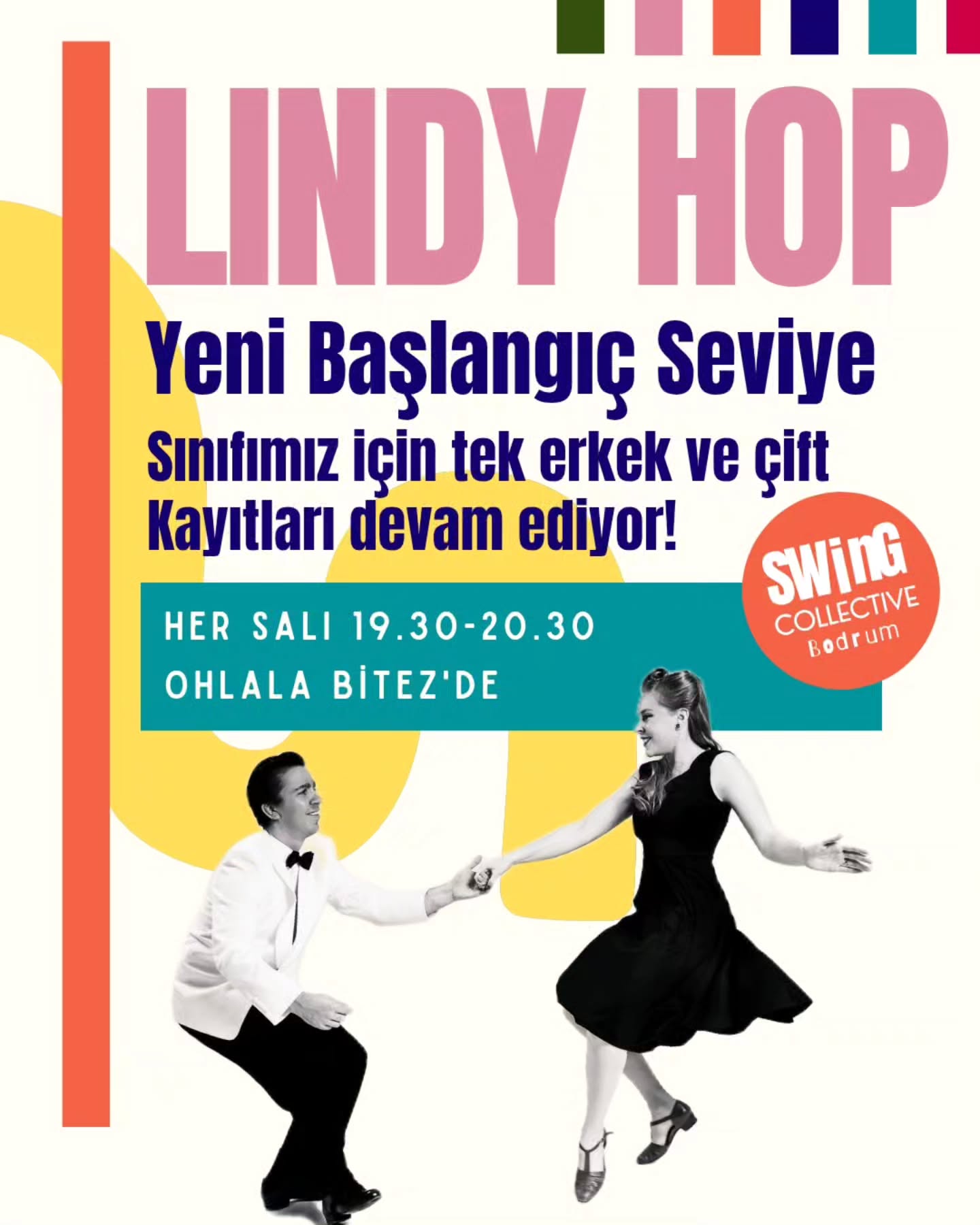 Yeni Başlangıç Seviyesi Lindy Hop Etkinlik afişi