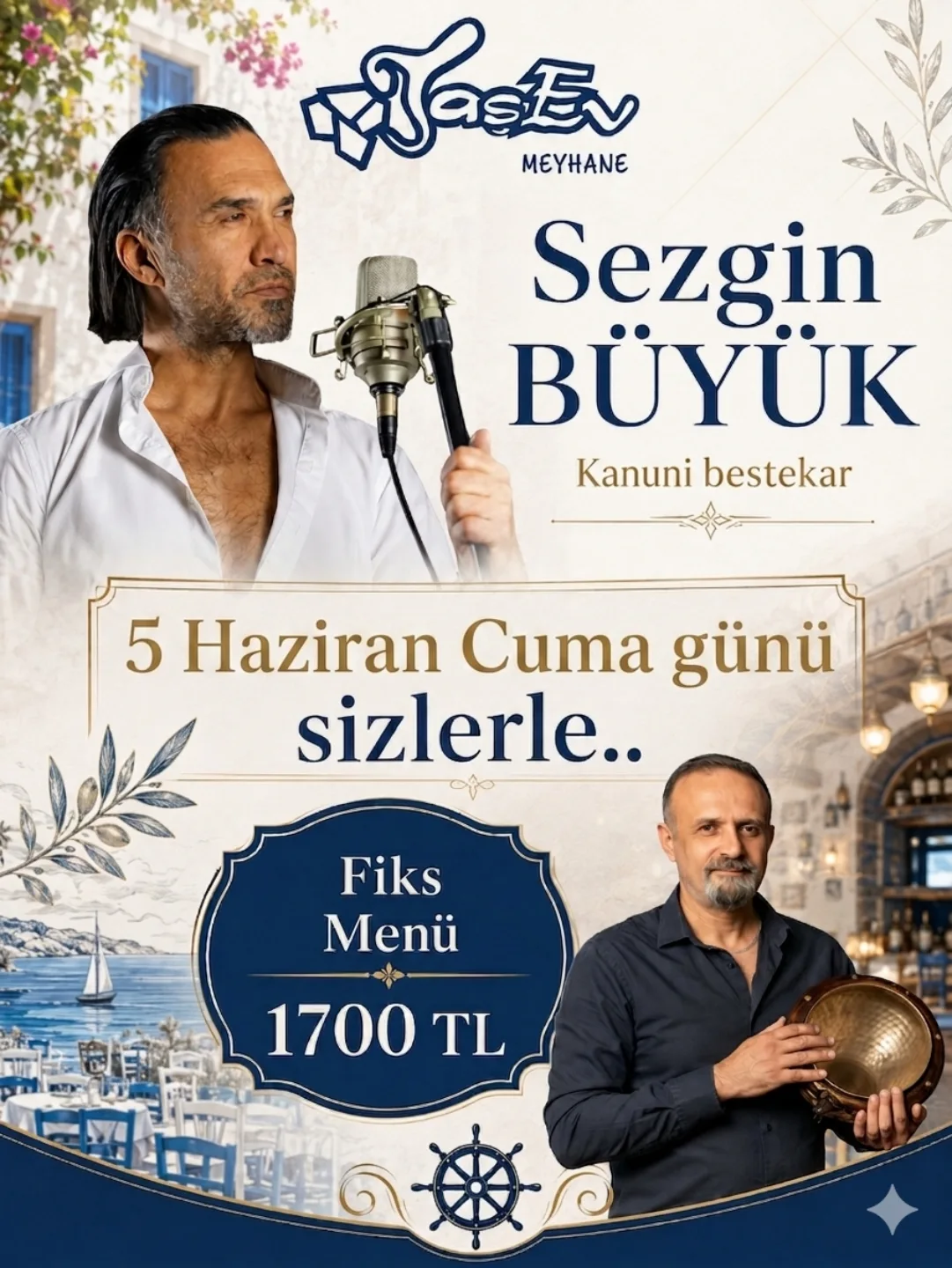 Sezgin Büyük — Kanuni Bestekar Etkinlik afişi