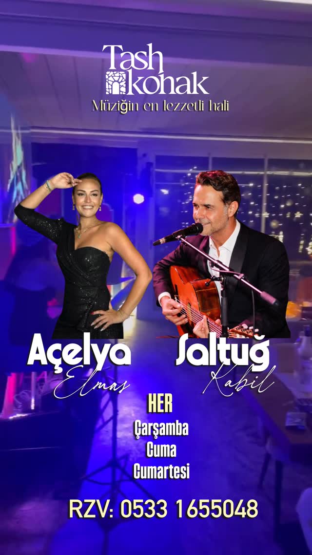 Açelya Elmas ve Saltuğ Kabil — Canlı Performans Etkinlik afişi