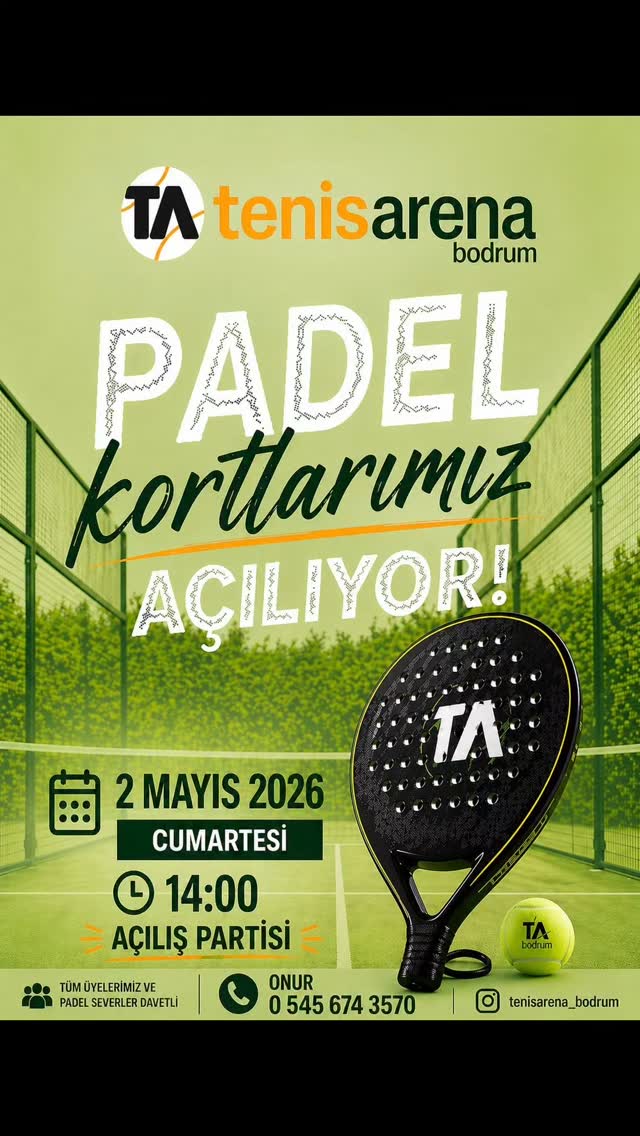 Açılış Partisi Etkinlik afişi