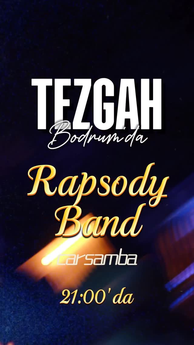Rapsody Band Etkinlik afişi