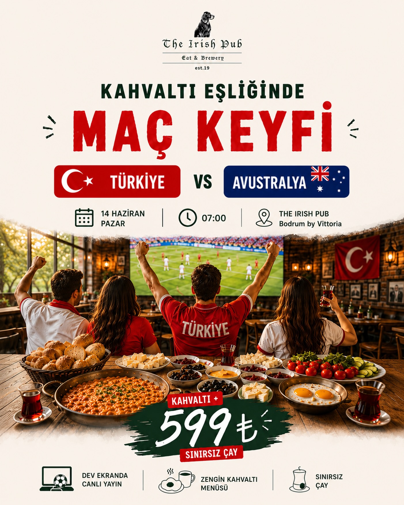 Türkiye — Avustralya Maç Yayını Etkinlik afişi