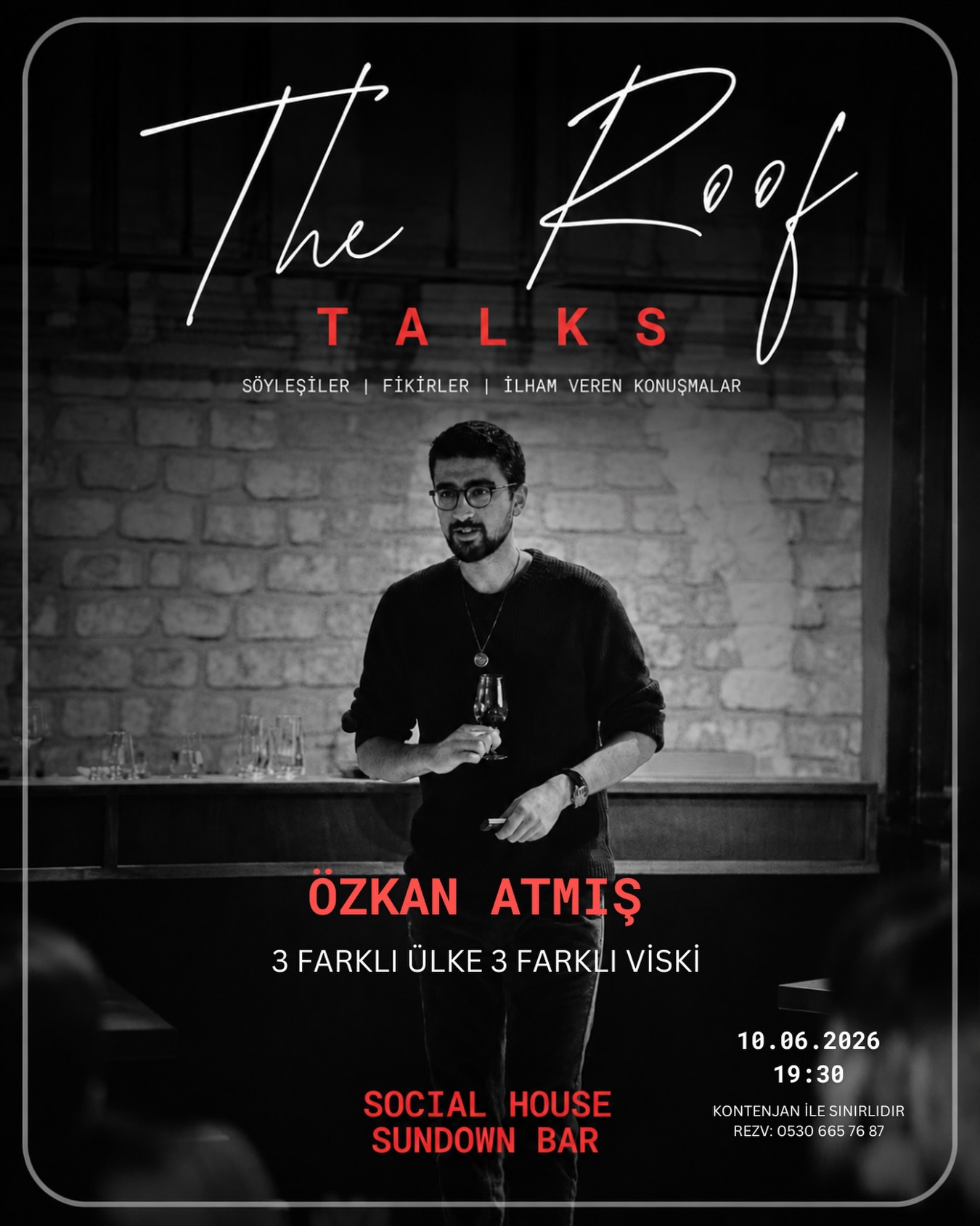 The Roof Talks — Özkan Atmış Etkinlik afişi