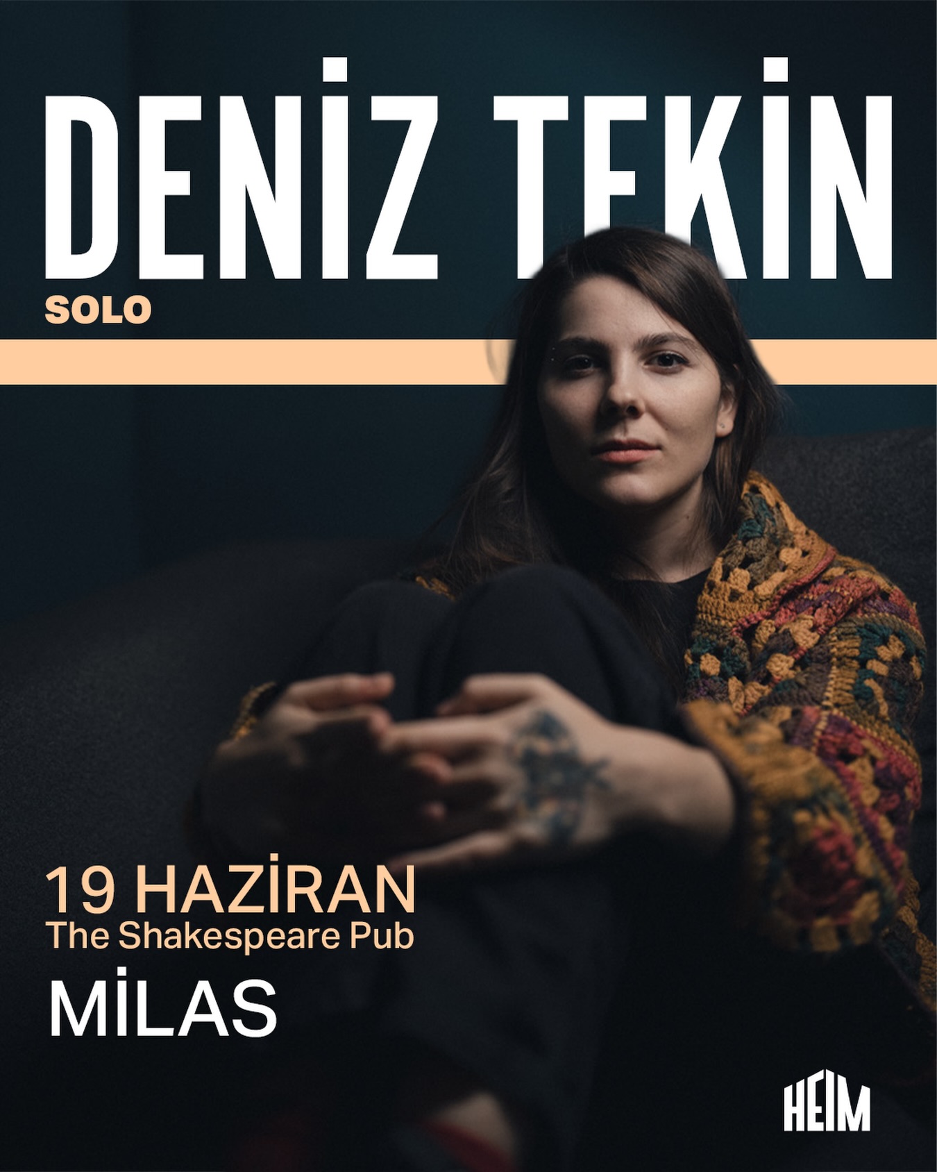 Deniz Tekin - Solo Etkinlik afişi