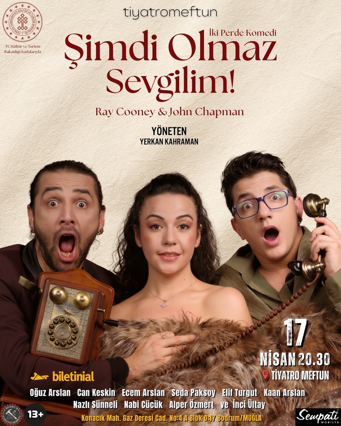 Şimdi Olmaz Sevgilim! — Oğuz Arslan Event-Poster