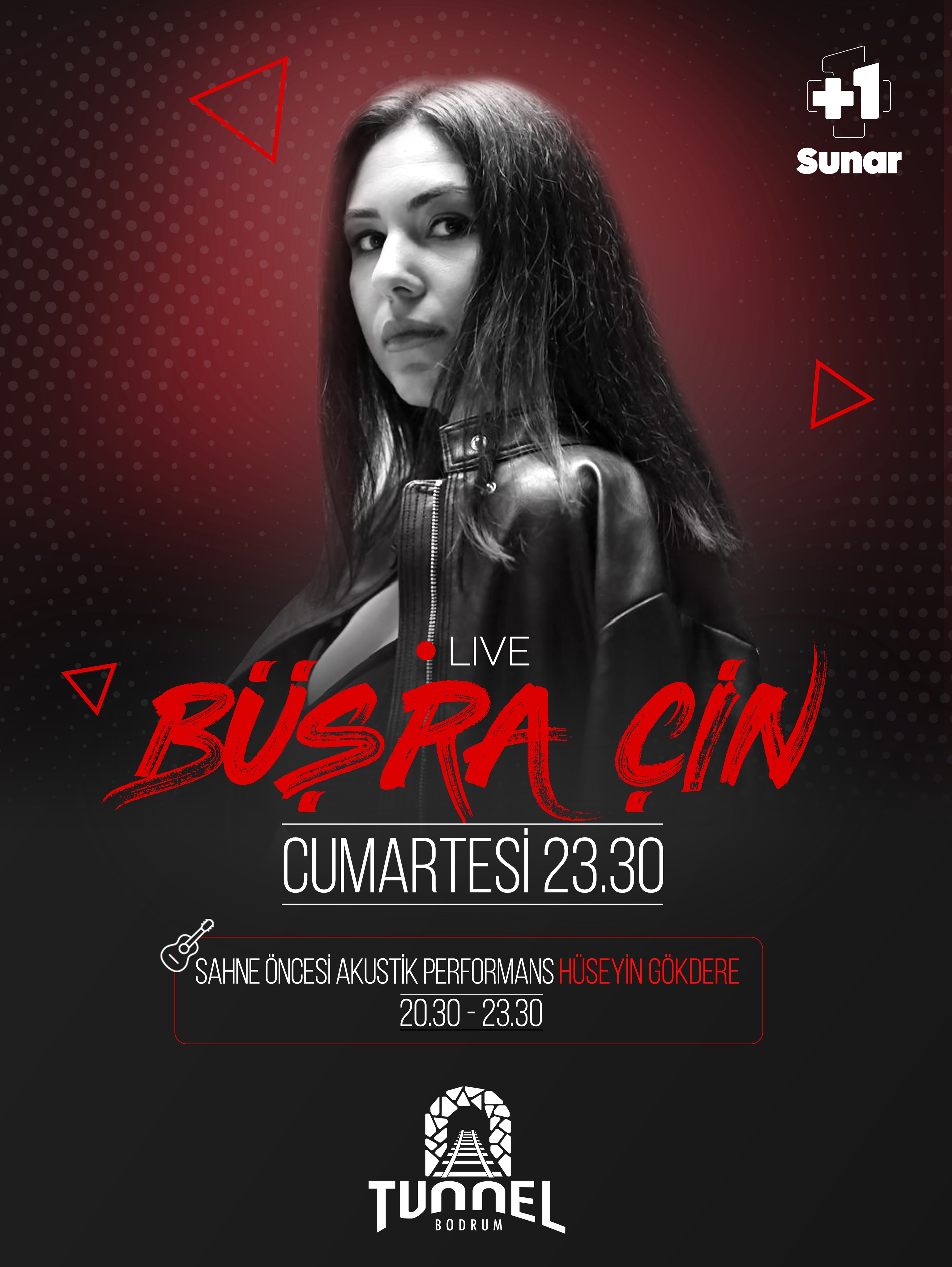 Büşra Çin - Canlı Müzik Etkinlik afişi