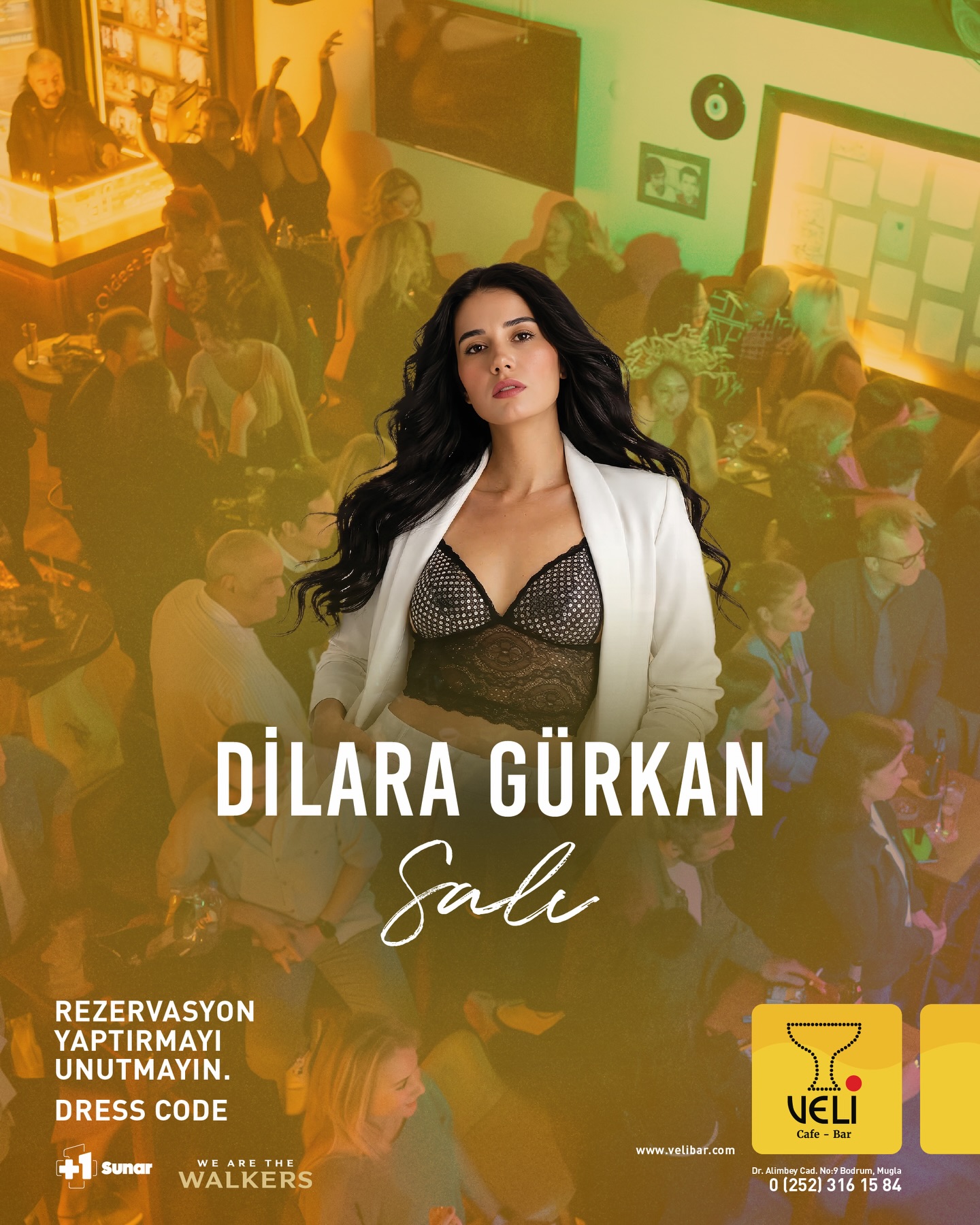 Dilara Gürkan — Arabesk Gecesi Etkinlik afişi