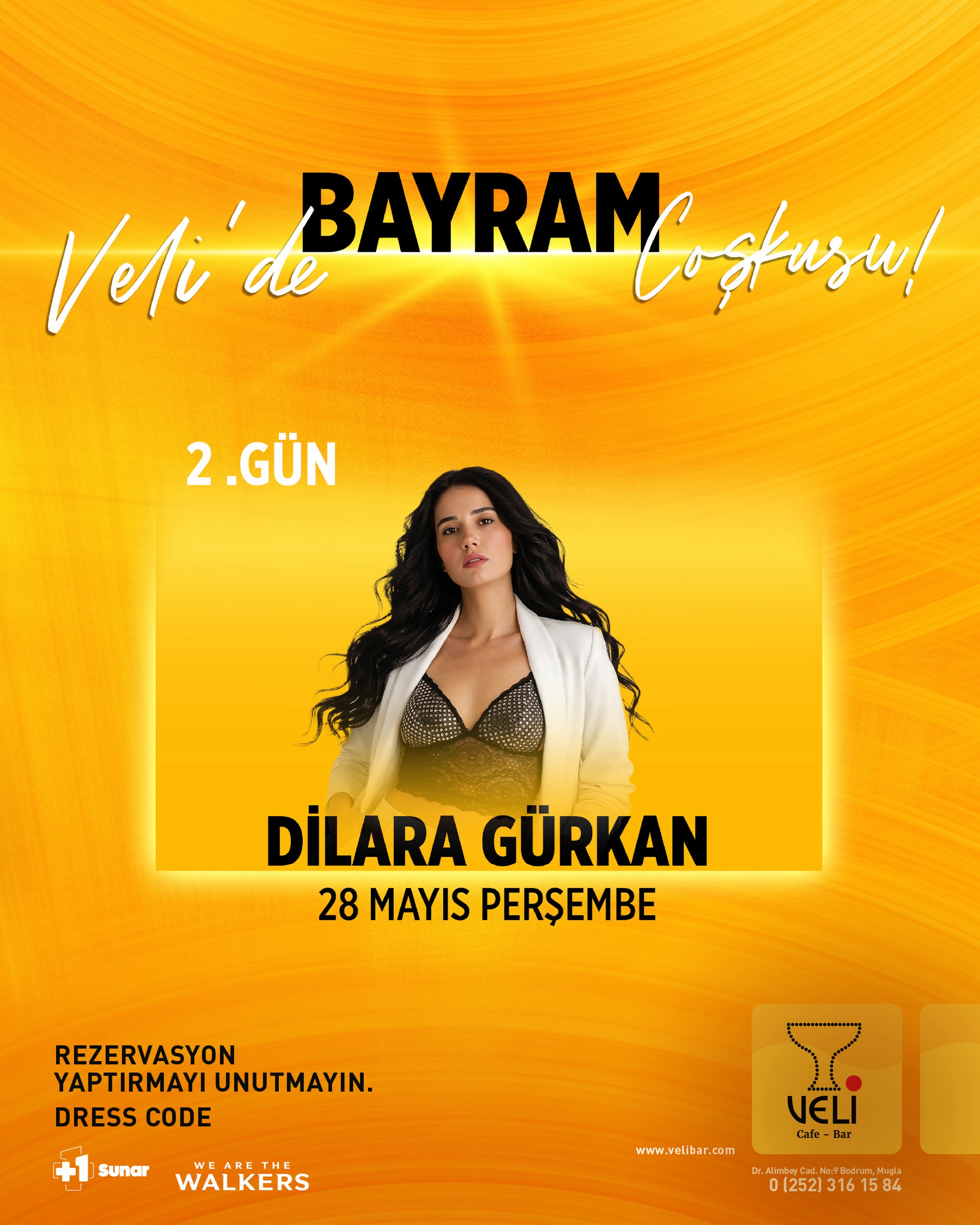 Dilara Gürkan — Arabesk Gecesi Etkinlik afişi