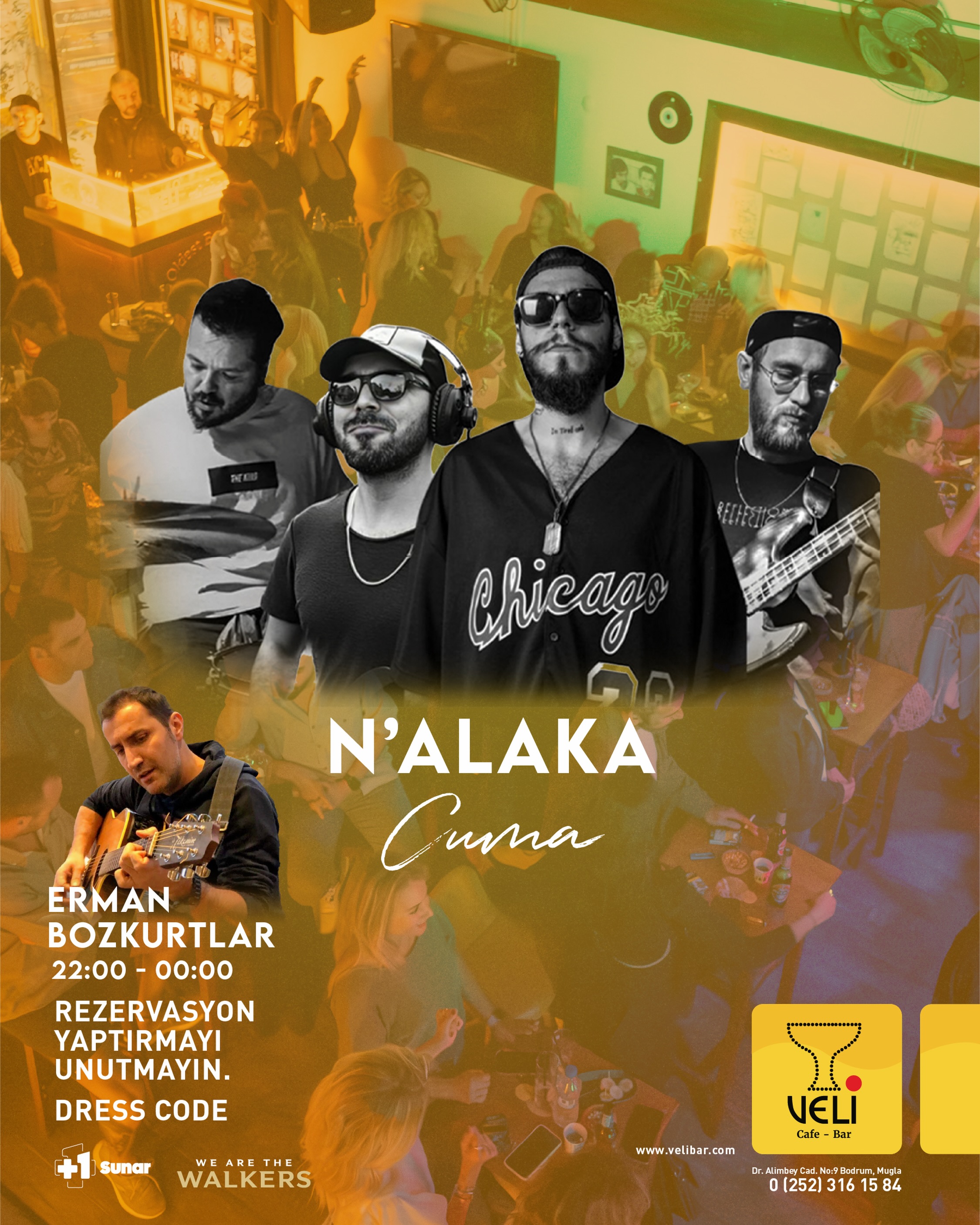 Erman Bozkurtlar ve N'alaka — Canlı Müzik Etkinlik afişi